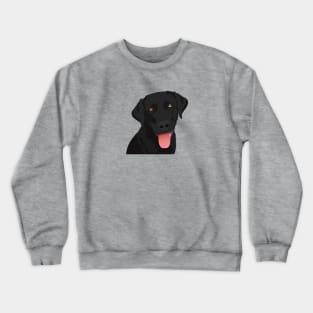 Adorable Black Lab Crewneck Sweatshirt